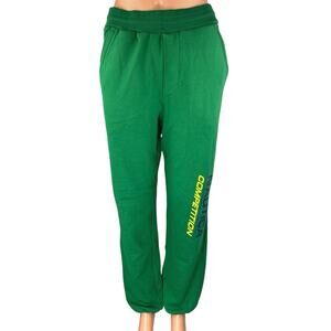 Nautica Competition Green Elastic Waist Tapered Trousers Joggers Sweatpants Sz S